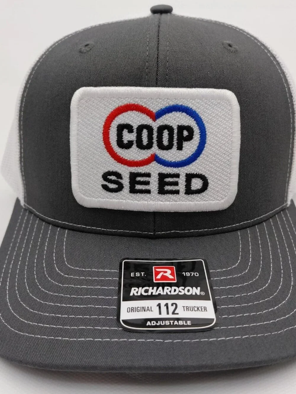 Retro CO-OP Farm Trucker Hat Vintage Agricultural Patch Richardson 112 Cap Khaki